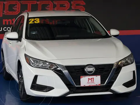 Nissan Sentra Sense usado (2023) color Blanco financiado en mensualidades(enganche $54,560)