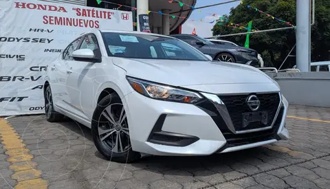 Nissan Sentra Sense Aut usado (2023) color Blanco financiado en mensualidades(enganche $115,160 mensualidades desde $5,063)