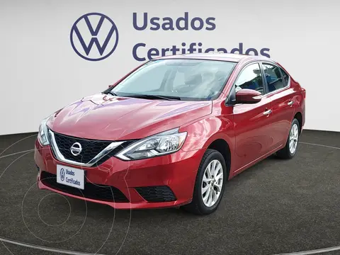 Nissan Sentra Sense usado (2017) color Rojo financiado en mensualidades(enganche $57,470 mensualidades desde $4,397)