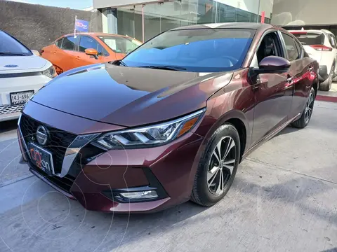 Nissan Sentra Advance usado (2023) color Rojo financiado en mensualidades(enganche $95,375 mensualidades desde $7,293)