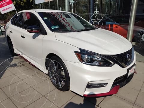 Nissan Sentra Nismo usado (2019) color Blanco financiado en mensualidades(enganche $75,000 mensualidades desde $9,100)