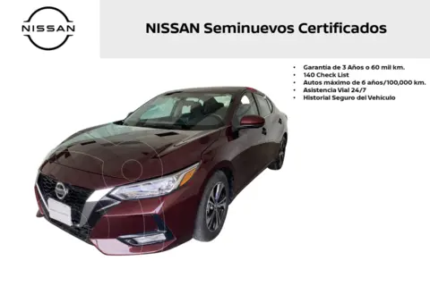 Nissan Sentra Advance Aut usado (2023) color Rojo precio $330,000