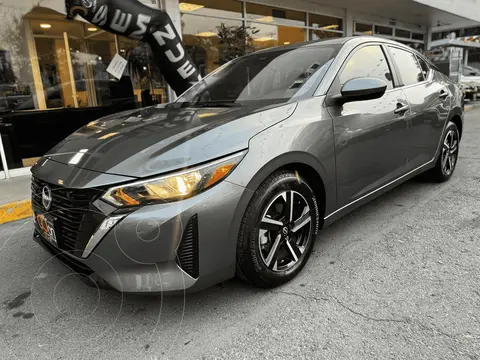 Nissan Sentra 2024 usado (2024) color NIS SA GRIS OXFORD financiado en mensualidades(enganche $99,462 mensualidades desde $7,606)