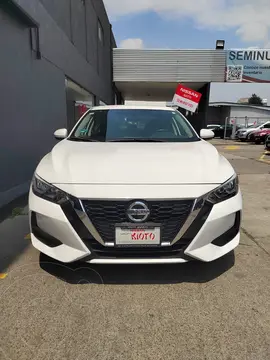Nissan Sentra Sense usado (2020) color Blanco financiado en mensualidades(enganche $63,000)