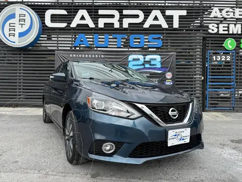 Nissan Sentra Exclusive Aut usado (2018) color Azul Oscuro precio $249,000