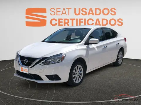 Nissan Sentra Sense usado (2018) color Blanco financiado en mensualidades(enganche $48,158 mensualidades desde $6,265)