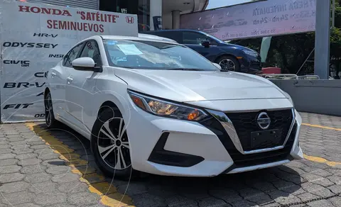 Nissan Sentra Sense Aut usado (2023) color Blanco financiado en mensualidades(enganche $100,765 mensualidades desde $5,719)