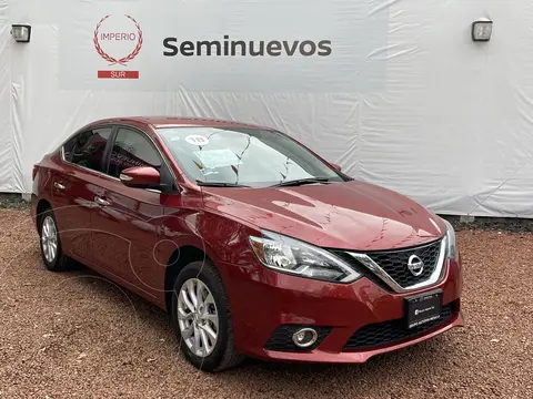 Nissan Sentra Advance Aut usado (2018) color Rojo Burdeos precio $269,000