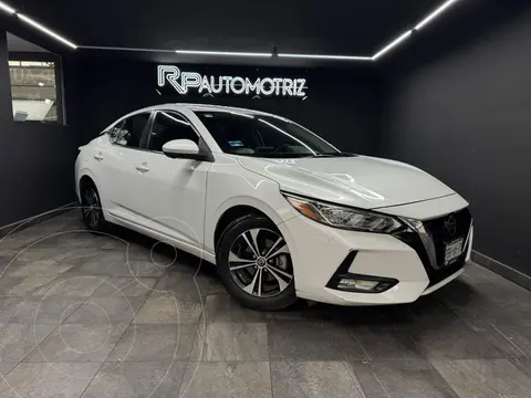 Nissan Sentra Advance Aut usado (2021) color Blanco Perla financiado en mensualidades(enganche $78,750 mensualidades desde $7,600)