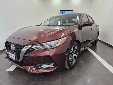 Nissan Sentra Advance Aut usado (2020) color Vino Tinto precio $280,000