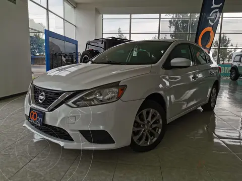 Nissan Sentra Sense usado (2019) color Blanco financiado en mensualidades(enganche $58,588 mensualidades desde $4,480)