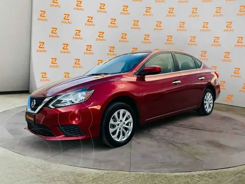 Nissan Sentra Sense usado (2019) color Rojo financiado en mensualidades(enganche $57,725 mensualidades desde $3,406)
