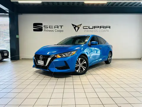 Nissan Sentra Sense Aut usado (2021) color Azul Zafiro precio $287,999