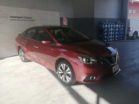 Nissan Sentra Exclusive Aut usado (2018) color Rojo financiado en mensualidades(enganche $104,965 mensualidades desde $3,801)