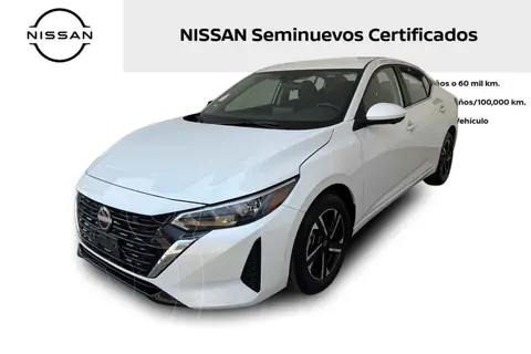 Nissan Sentra Advance Aut usado (2024) color Blanco precio $395,000