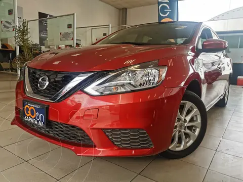 Nissan Sentra Sense Aut usado (2017) color Rojo financiado en mensualidades(enganche $56,250 mensualidades desde $3,262)