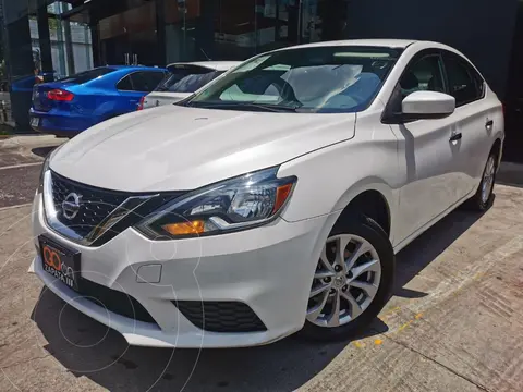Nissan Sentra Sense usado (2018) color Blanco financiado en mensualidades(enganche $61,250 mensualidades desde $7,394)