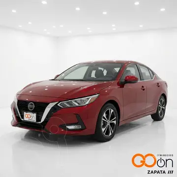 Nissan Sentra Advance usado (2021) color NIS ROJO BURDEOS precio $285,000