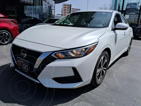 Nissan Sentra Sense Aut usado (2022) color Blanco financiado en mensualidades(enganche $76,028 mensualidades desde $5,814)