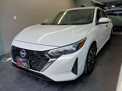 Nissan Sentra Sense usado (2024) color Blanco financiado en mensualidades(enganche $95,375 mensualidades desde $7,293)