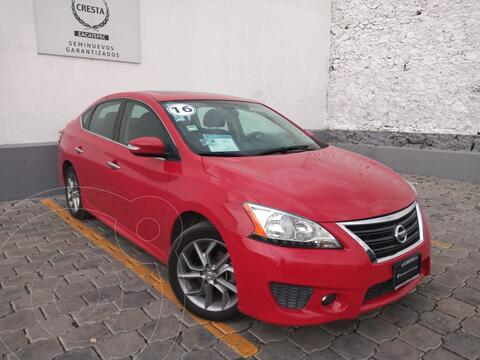 Nissan Sentra SR NAVI Aut usado (2016) color Rojo Burdeos precio $227,900