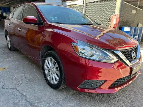 Nissan Sentra Sense usado (2019) color Rojo precio $245,000