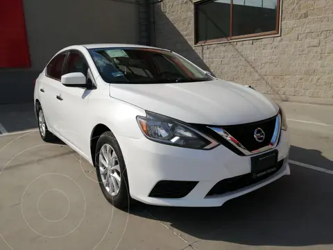 Nissan Sentra Sense usado (2019) color Blanco financiado en mensualidades(enganche $100,825 mensualidades desde $6,415)