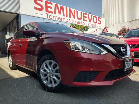 Nissan Sentra Sense usado (2018) color Rojo precio $249,800