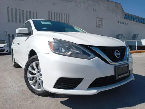 Nissan Sentra Sense usado (2019) color Blanco financiado en mensualidades(enganche $59,594 mensualidades desde $4,968)