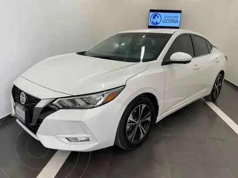 Nissan Sentra Advance Aut usado (2022) color Blanco financiado en mensualidades(enganche $75,900 mensualidades desde $7,487)