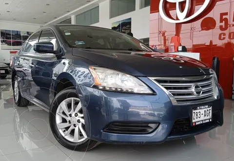 Nissan Sentra Sense Aut usado (2016) color Azul precio $185,000