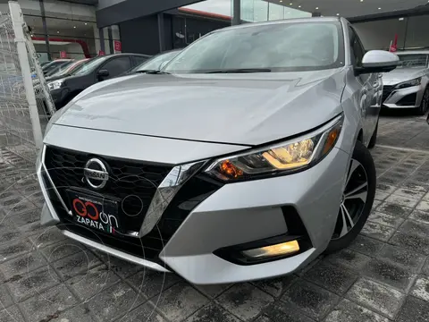 Nissan Sentra Advance usado (2023) color plateado financiado en mensualidades(enganche $106,275 mensualidades desde $8,127)