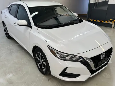 Nissan Sentra Sense Aut usado (2021) color Blanco financiado en mensualidades(enganche $57,000 mensualidades desde $5,510)