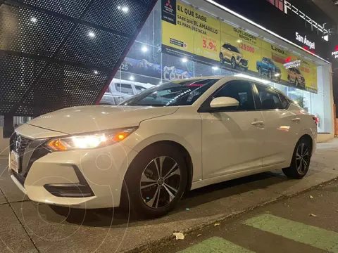 Nissan Sentra Sense Aut usado (2021) color Blanco precio $235,000