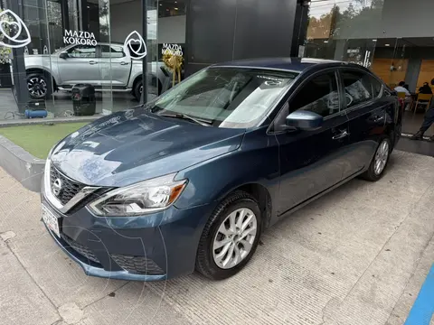 Nissan Sentra Sense usado (2018) color Azul Oriental precio $179,000