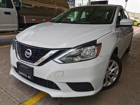 Nissan Sentra Sense usado (2019) color Blanco financiado en mensualidades(enganche $70,000 mensualidades desde $7,269)