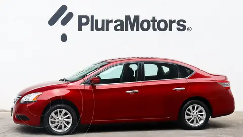 Nissan Sentra Sense Aut usado (2015) color Rojo precio $125,000