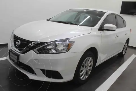 Nissan Sentra Sense usado (2019) color Blanco financiado en mensualidades(enganche $58,000 mensualidades desde $6,910)