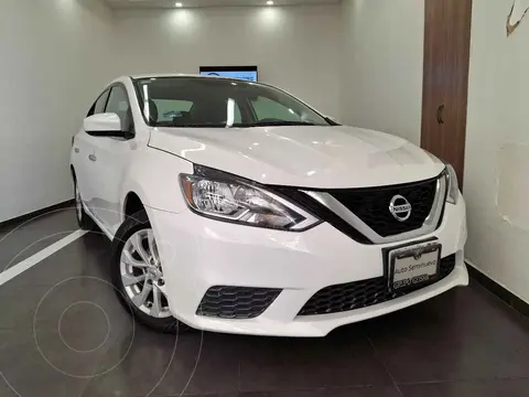 Nissan Sentra Sense Aut usado (2019) color Blanco precio $240,000