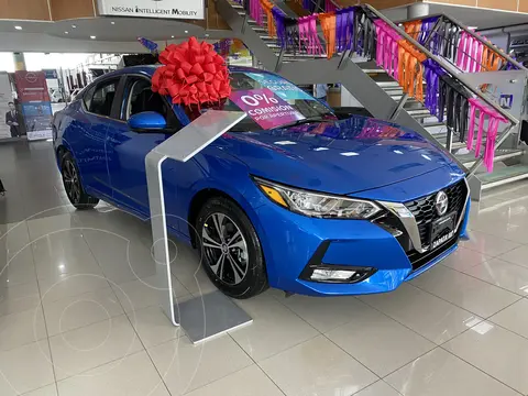 Nissan Sentra Advance Aut nuevo color Azul Zafiro financiado en mensualidades(enganche $198,520 mensualidades desde $6,260)