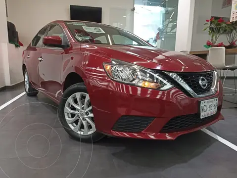 Nissan Sentra Sense usado (2018) color Rojo precio $228,000