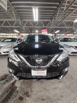 Nissan Sentra Advance usado (2017) color Negro financiado en mensualidades(enganche $49,000)