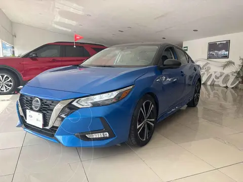 Nissan Sentra SR Platinum Bi-tono Aut usado (2023) color Azul financiado en mensualidades(enganche $104,544 mensualidades desde $11,125)