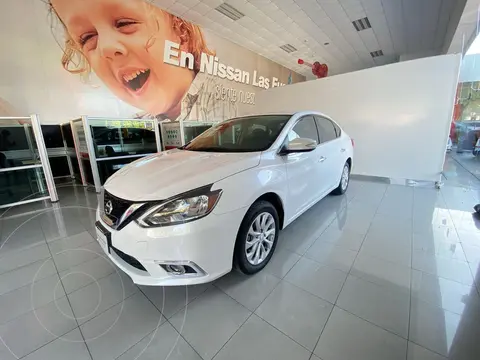 Nissan Sentra Advance usado (2019) color Blanco financiado en mensualidades(enganche $68,000 mensualidades desde $7,455)