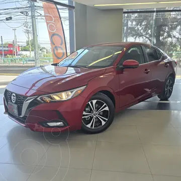 Nissan Sentra Advance usado (2023) color Rojo financiado en mensualidades(enganche $92,650 mensualidades desde $7,085)
