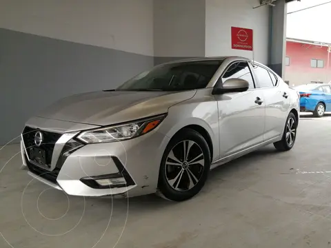Nissan Sentra Advance usado (2022) color plateado financiado en mensualidades(enganche $118,203 mensualidades desde $5,641)