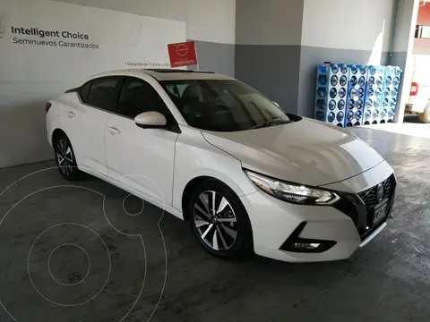 Nissan Sentra Exclusive Aut usado (2021) color Blanco financiado en mensualidades(enganche $136,854 mensualidades desde $4,956)