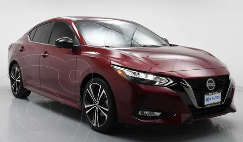 Nissan Sentra SR Aut usado (2020) color Rojo financiado en mensualidades(enganche $81,000 mensualidades desde $6,372)