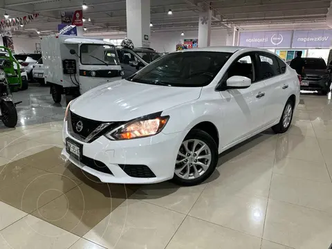 Nissan Sentra Sense usado (2019) color Blanco financiado en mensualidades(enganche $62,250 mensualidades desde $3,673)