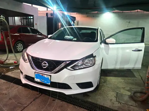 Nissan Sentra Sense Aut usado (2018) color Blanco precio $190,000